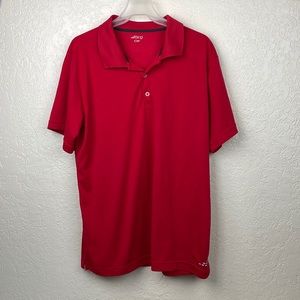 BCG men’s red polo athletic/ golf shirt